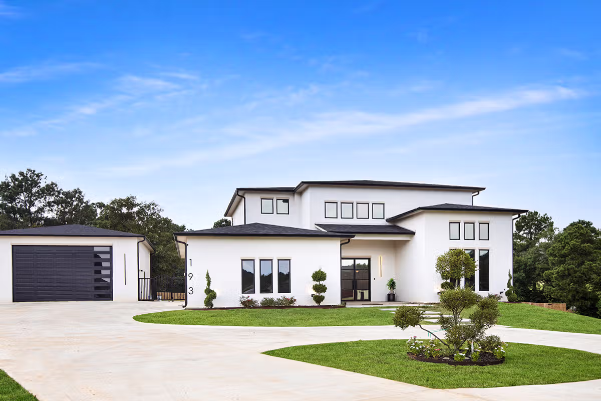 Contemporary New Home Construction