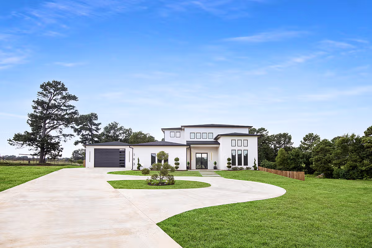 Home Front View From Bronco Dr