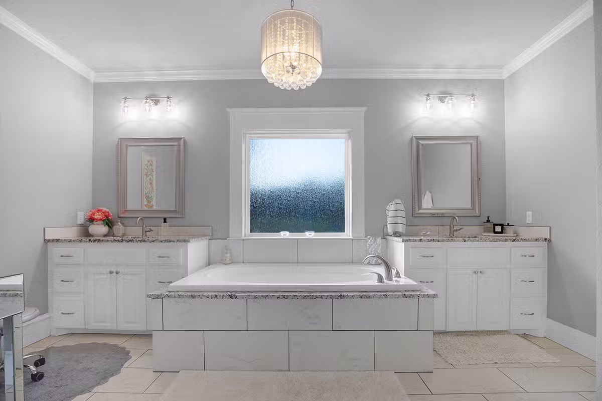 Luxury Redwater Home Master Bathroom Spa Tub