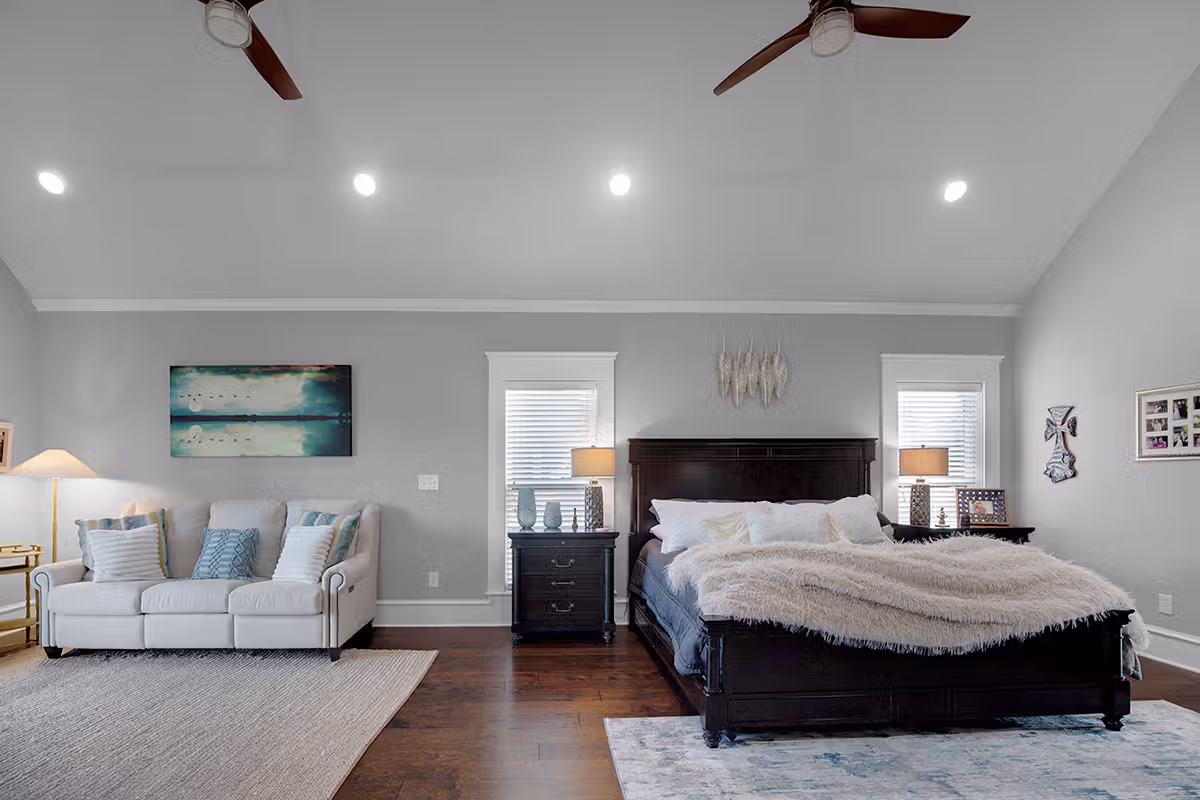 Redwater Luxury Home Master Suite Sitting Area