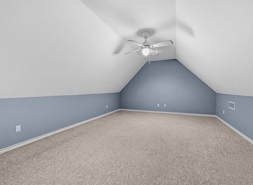 Bonus Attic Room with Carpet and Lighting