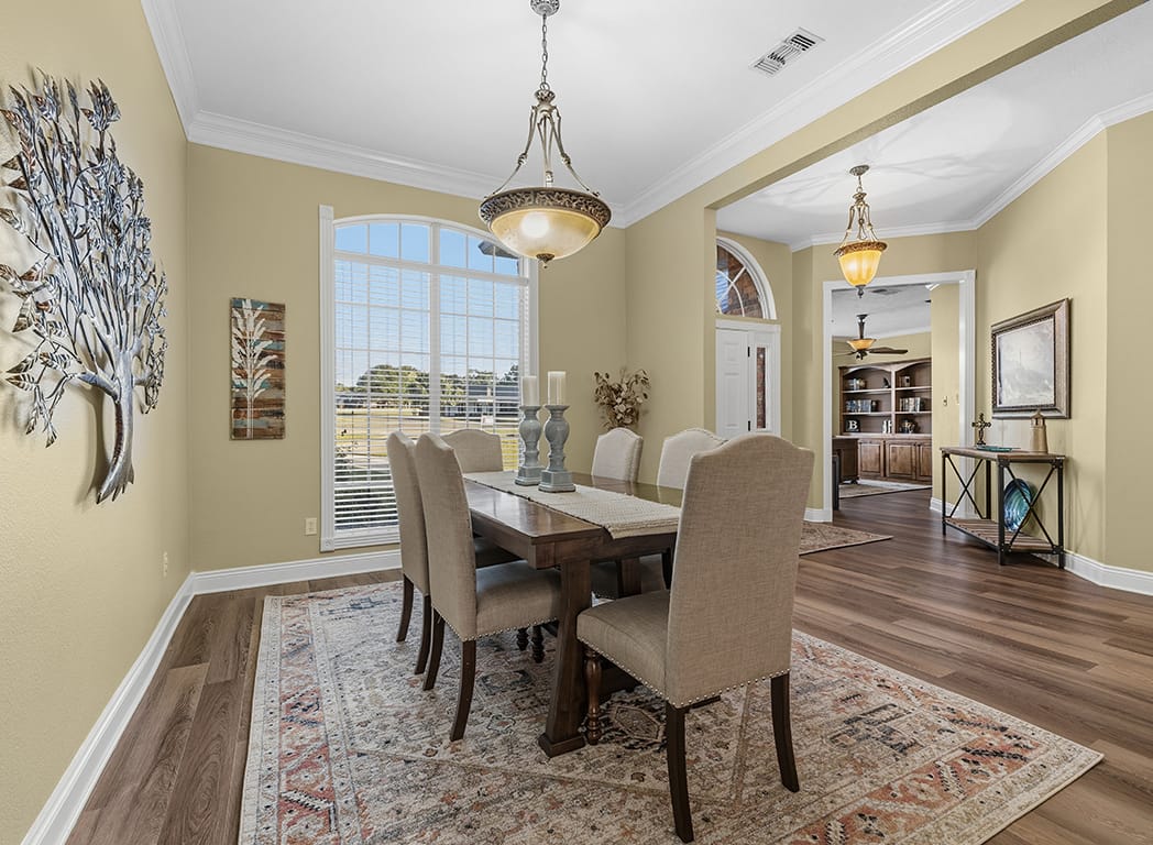 Dinning Room with Large Window