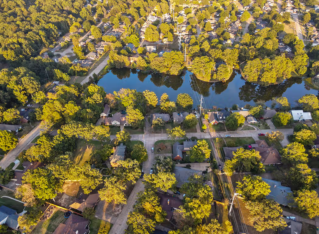 Maplecrest Aerial Neighborhood Drone Real Estate Photo