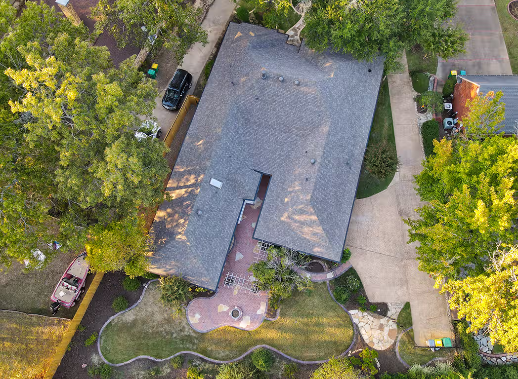 Maplecrest Back Yard Drone Real Estate Photo
