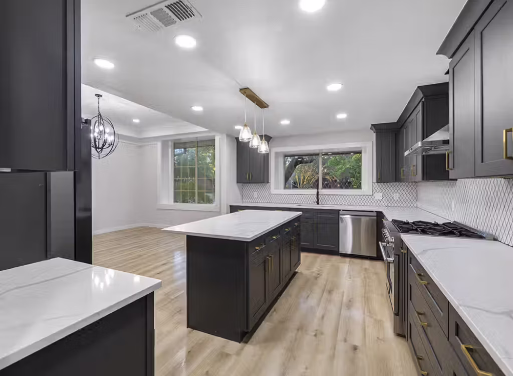 Maplecrest Kitchen Sink View HDR Real Estate Photo