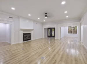 Maplecrest Living Room with Fire Place HDR Real Estate Photo