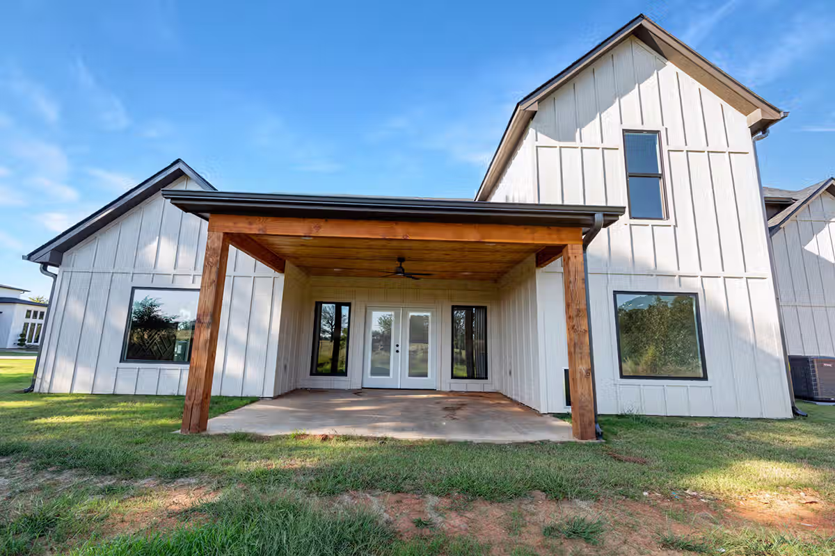 Red Lick Texas Back Porch Modern Style Home Photographer