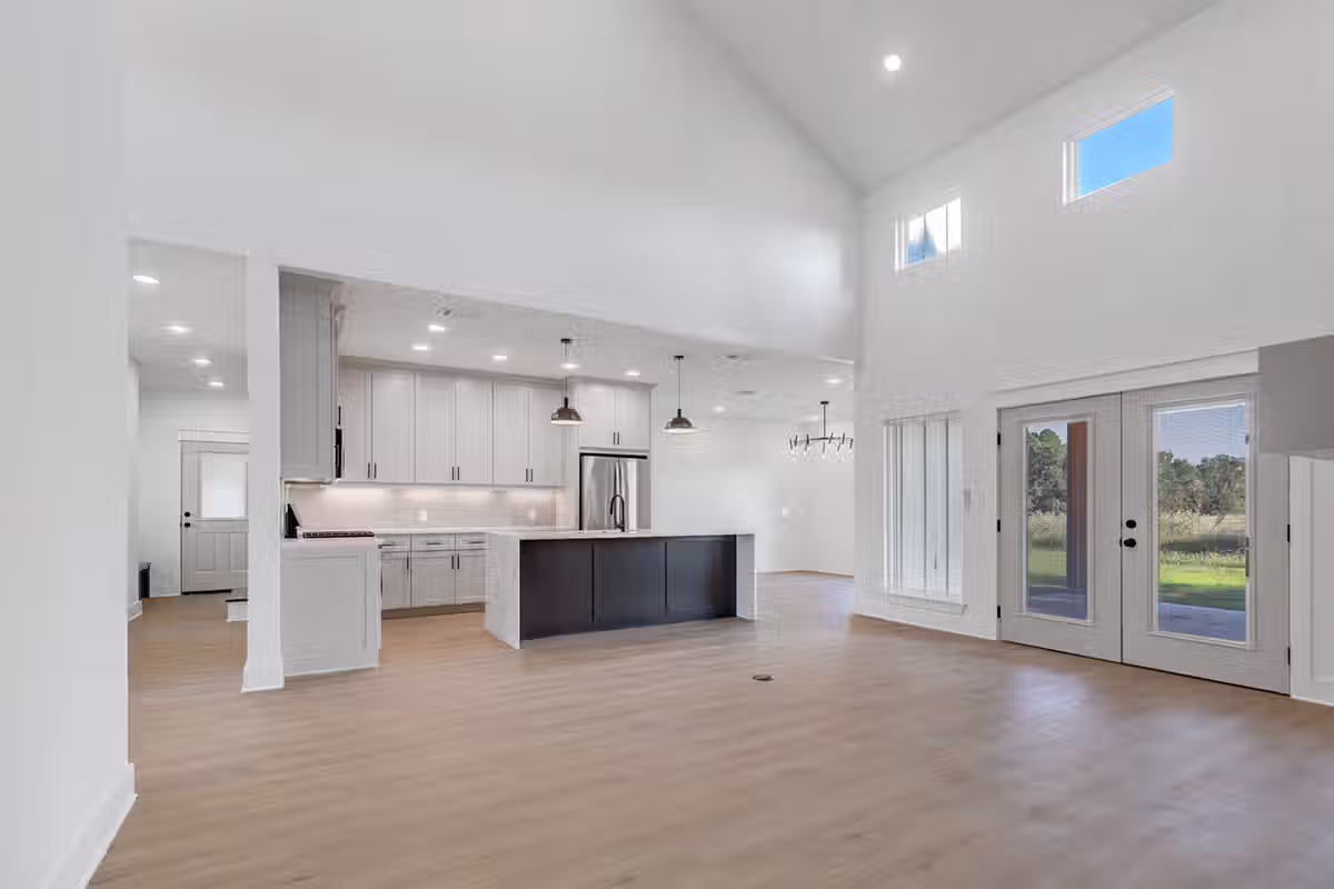 Red Lick Texas Kitchen Island Open Concept Modern Home Photography