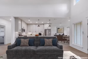 Red Lick Texas Kitchen Island and Dining Room View Home Photos with Virtual Staging