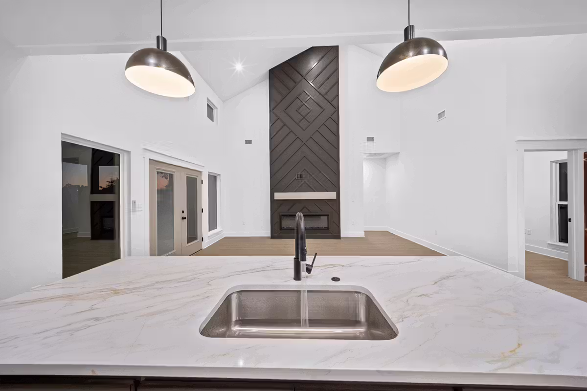 Red Lick Texas Kitchen Island and Dining Room View Home Photos
