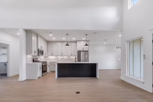 Red Lick Texas Kitchen Island and Living Room View Home Photos