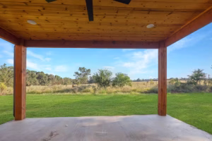 Red Lick Texas Rear Porch Covered Patio Photography