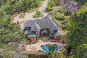 Real Estate Photography Company Stonegate Cir Texarkana Drone Rear Exterior Wide View
