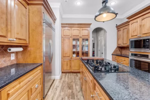 Real Estate Photography Company Stonegate Cir Texarkana Granite Kitchen Island And Gas Cooktop