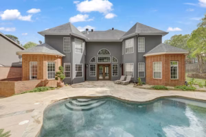 Real Estate Photography Company Stonegate Cir Texarkana Pool And Two Story Rear Exterior