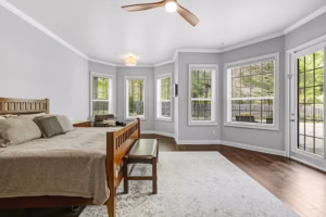 Real Estate Photography Company Stonegate Cir Texarkana Primary Bedroom Bay Windows