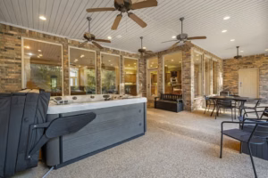 Home Photography Covered Patio Wide View