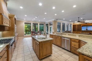 Home Photography Kitchen Island View