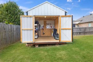 Real Estate Media Backyard Storage Shed