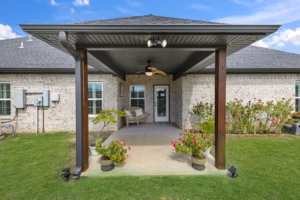 Real Estate Media Covered Back Patio
