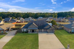 Real Estate Media Front Exterior Aerial View