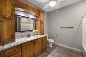 Real Estate Media Guest Bathroom Vanity