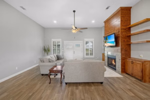Real Estate Media Living Room Wide View