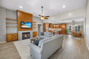 Real Estate Media Open Living Kitchen View