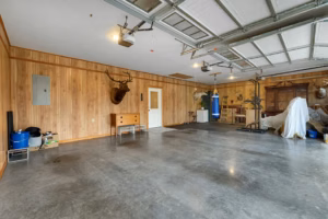 Real Estate Media Three Car Garage Interior