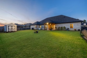 Real Estate Media Twilight Backyard View