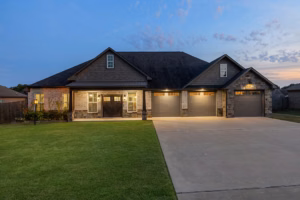 Real Estate Media Twilight Front Exterior Driveway