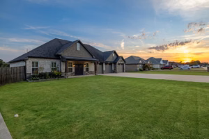Real Estate Media Twilight Front Exterior Wide